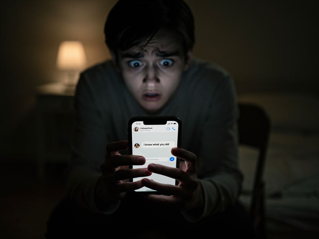 Imagine if: Your phone has been autocorrecting your texts to say strange, ominous messages to your friends and family, and yo