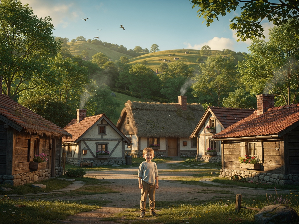 تخيل لو: الفتى الشجاع":
القصة:
تدور أحداث "الفتى الشجاع" في عالم من الخيال والمغامرات، حيث يعيش صبي صغير اسمه "باسم" مع عائلت