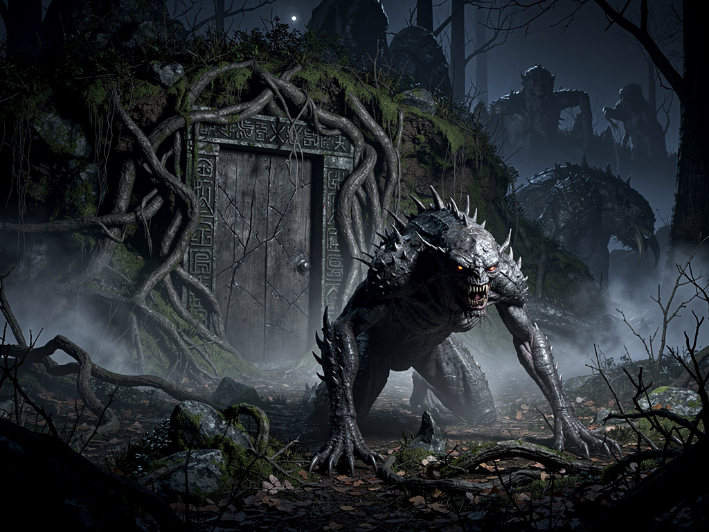 وبالرغم من قوتها وشراستها إلا أنها تحرس سرا لا أحد يعرفه ولا يخطر ببال بشر قط ولا حتى جني.