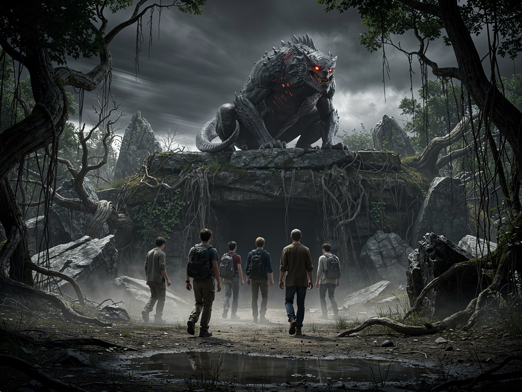 لم يكونوا يعلموا ماينتظرهم هناك و ان مجيئهم الى هناك لم يكن الا مفتاح لي دمار العالم