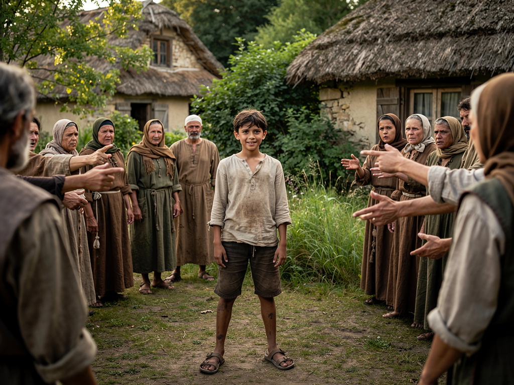 هم يتحملون الطفل مسؤولية ما حدث من قبل