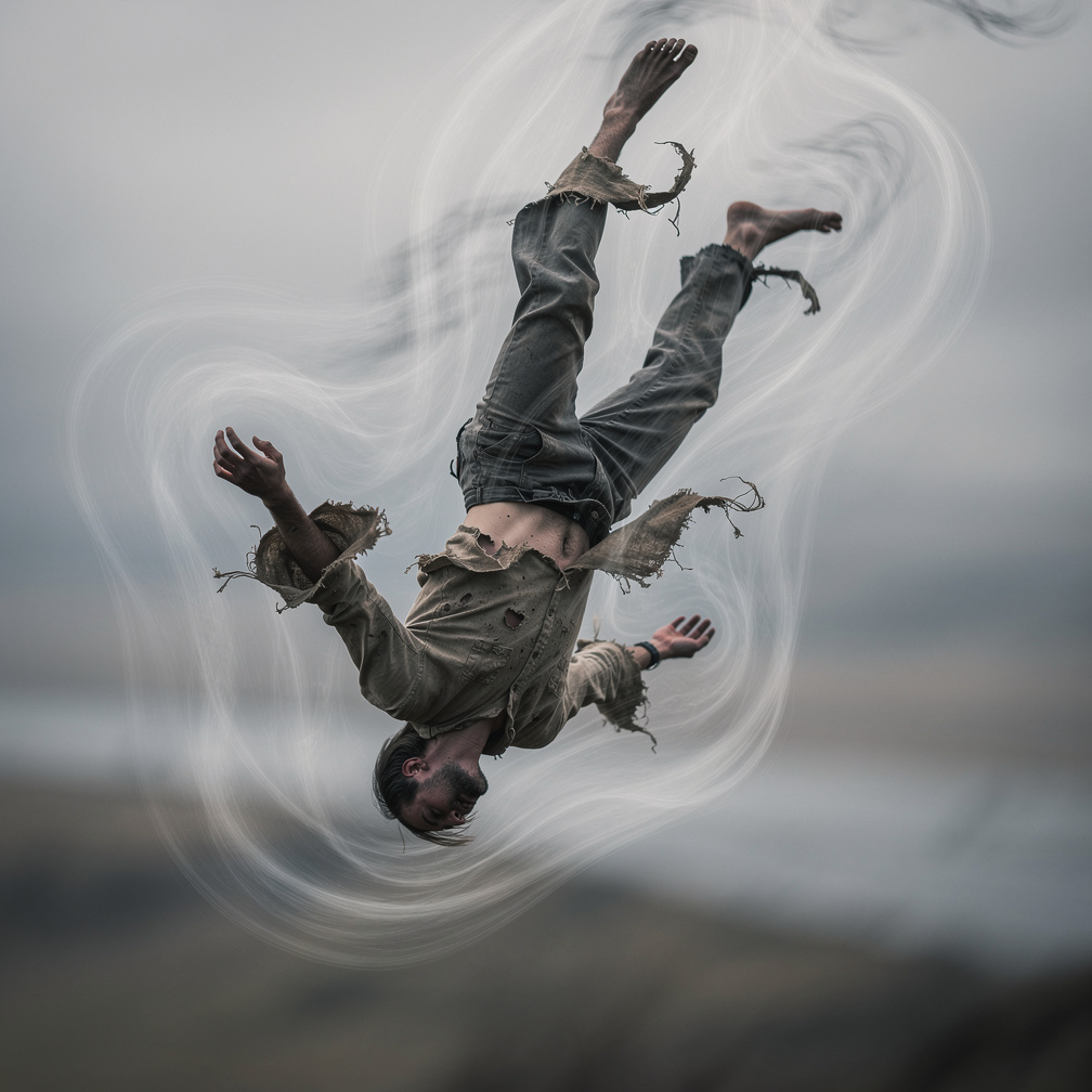 Imagina si: Desciendo desde un lugar desconocido el cual conozco muy bien, solo que ahora no recuerdo donde es. El viento sop