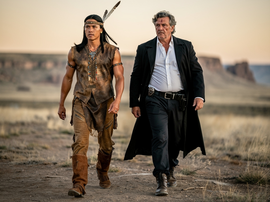 They are strolling in peace.