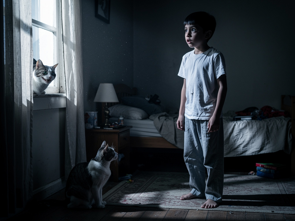 Pienso que es mi imaginación, me acerco y lo agarro, lo dejo en el piso y me voy a dormir, pero eso no podía ser normal, en e