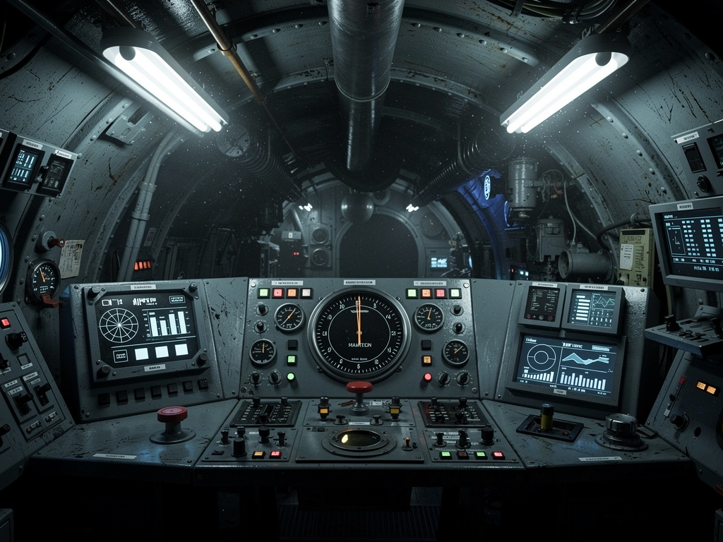 You're trapped in a sinking submarine with a crew that's not what they seem, and the last transmission mentioned a rogue miss