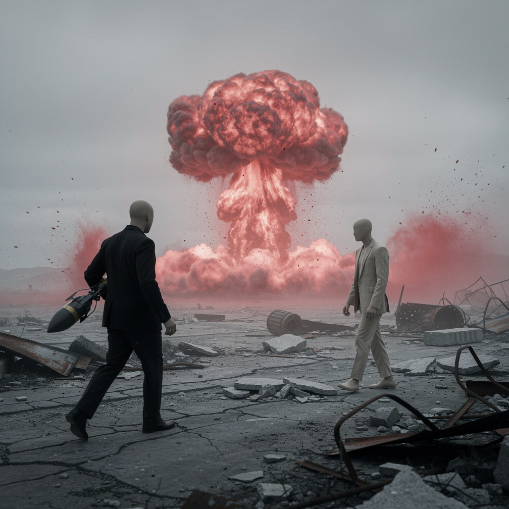 Hayal et: Bir karakter yürüyerek gelecek ve arkasına doğru bomba fırlatsın, arkadaki bombadan dolayı etrafı kırmızı bir duman