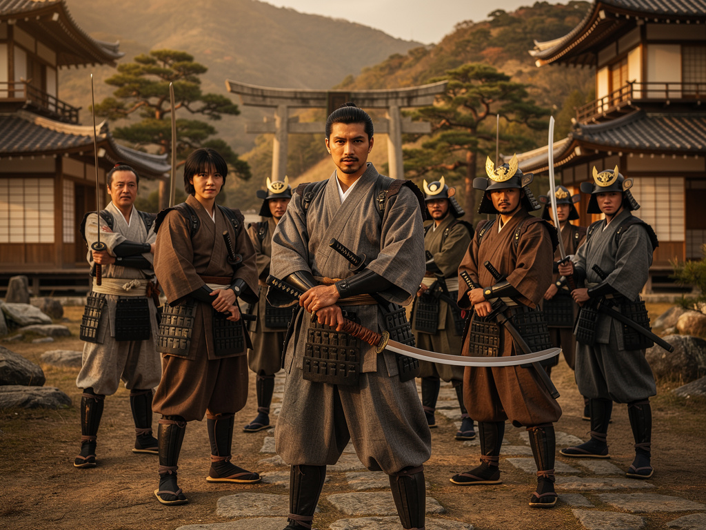 They are the power rangers samurai.