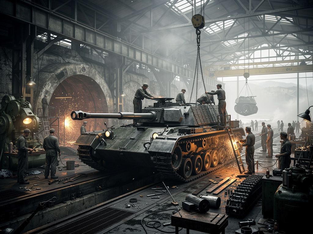 Bunu gören Almanlar, yeni bir panzer türü geliştiriyor.