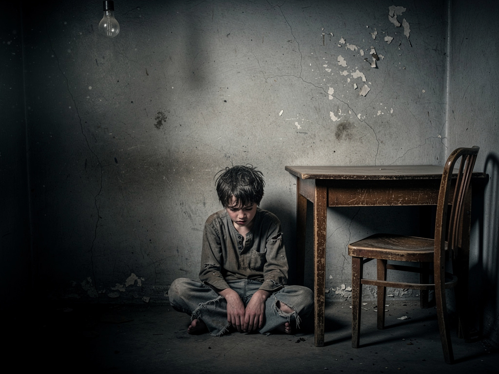 Imagine if: The Sound of Silent Pain.
From the age of five, he learned what silence felt like.
Not the peaceful kind—but the 