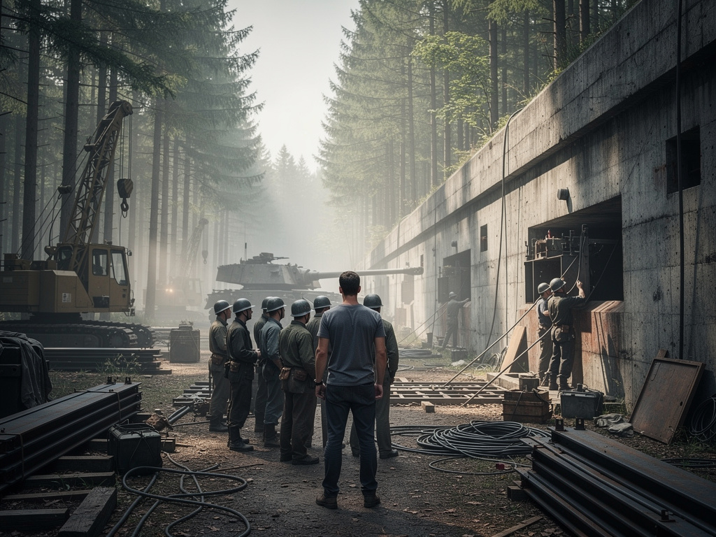 Almanlar derin bir araştırma grubu gönderiyor ve savunma hattının en zayıf noktasını buluyor.