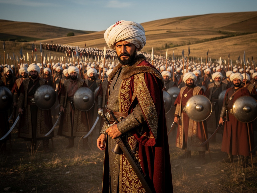 Hayal et: Fatih Sultan Mehmet zehirli suyu içmeyip bütün düşmanlarını 700 kişilik orduyla saldırısın.