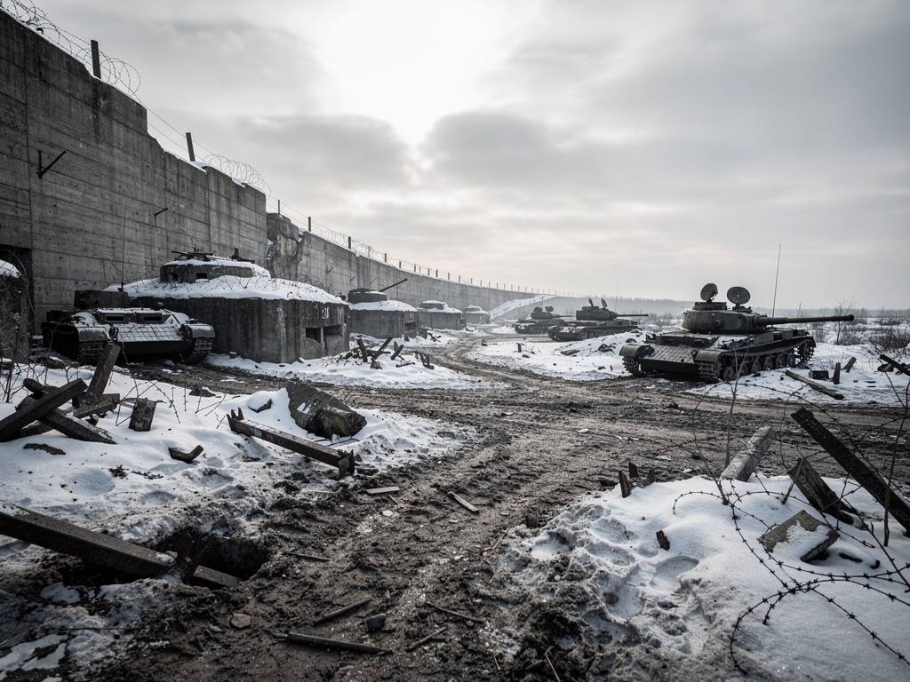 1942'nin kışında, Sovyetler soğuk avantajını kullanıp Almanları Kiev'e kadar geri çekiyordu.