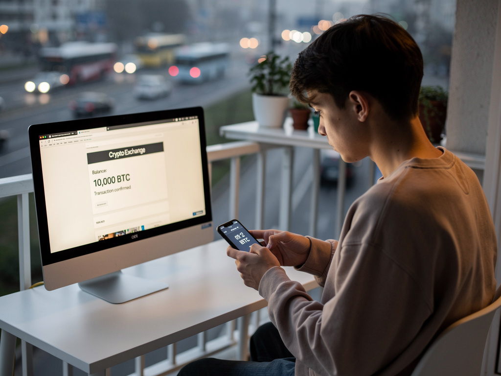 Bilgisayara girip 10.000 bitcoin aldın.