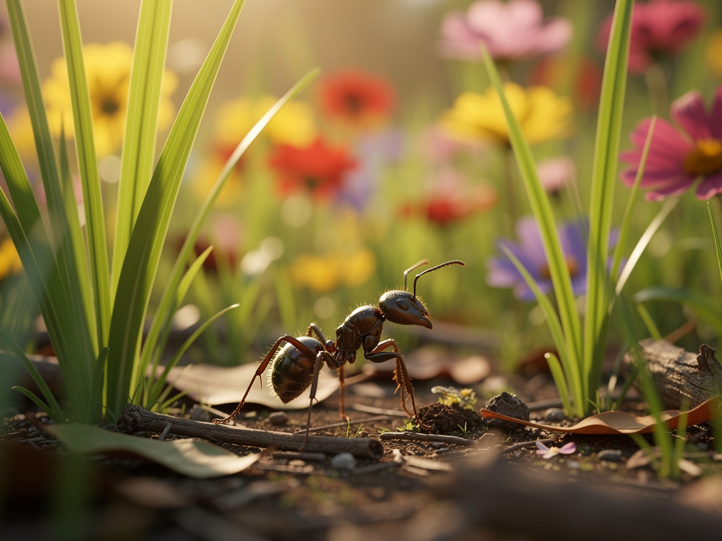 Imagine si: Tu grandis et deviens une fourmi.