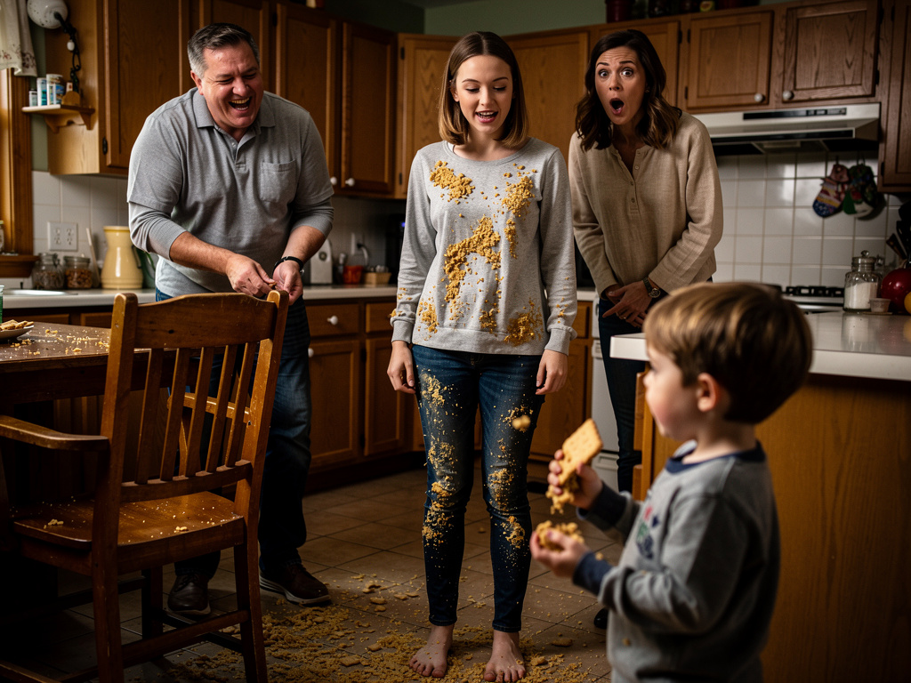 Tu as mangé avec appétit.
Peu à peu, les choses autour de moi ont commencé à retrouver leur taille normale, et à chaque bouc