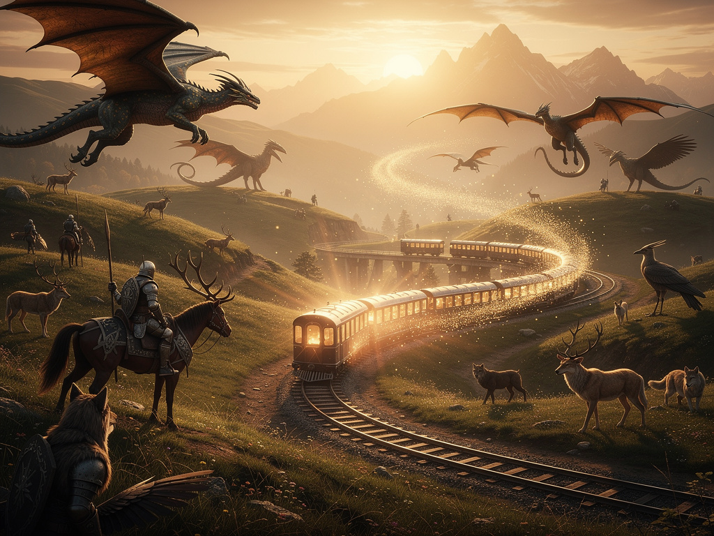 تخيل لو: عالم يوجد في مسحوق سحري يملك القطارات خارق لي من يتخيله ، ولكن لن كثر التخيل ستبدأ أعراض جانبية مثل تحولات جذرية في 