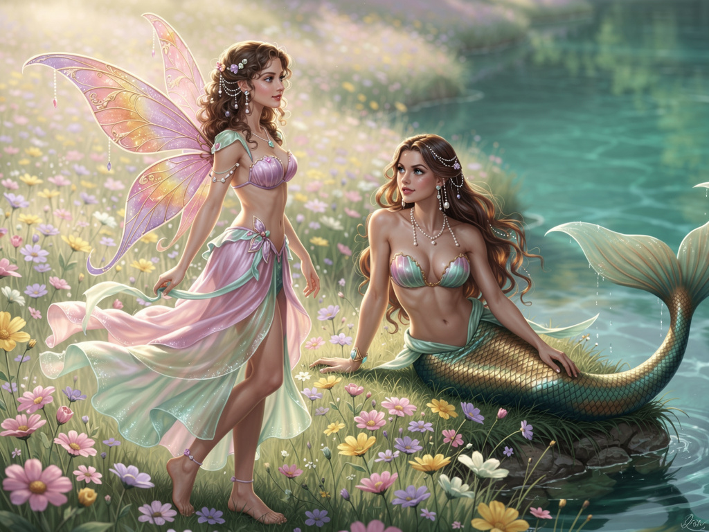 In the land of the fairies dwell a beautiful fairy named Zelda.