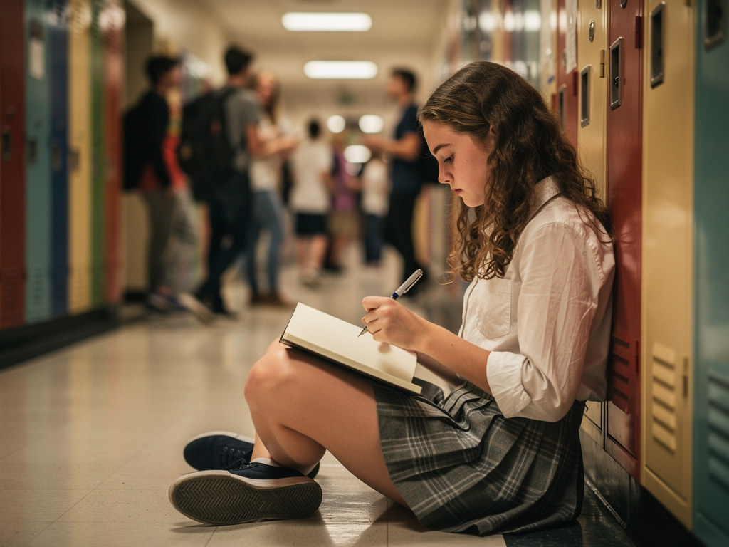 She survives her friends, mean girls, family and crush.