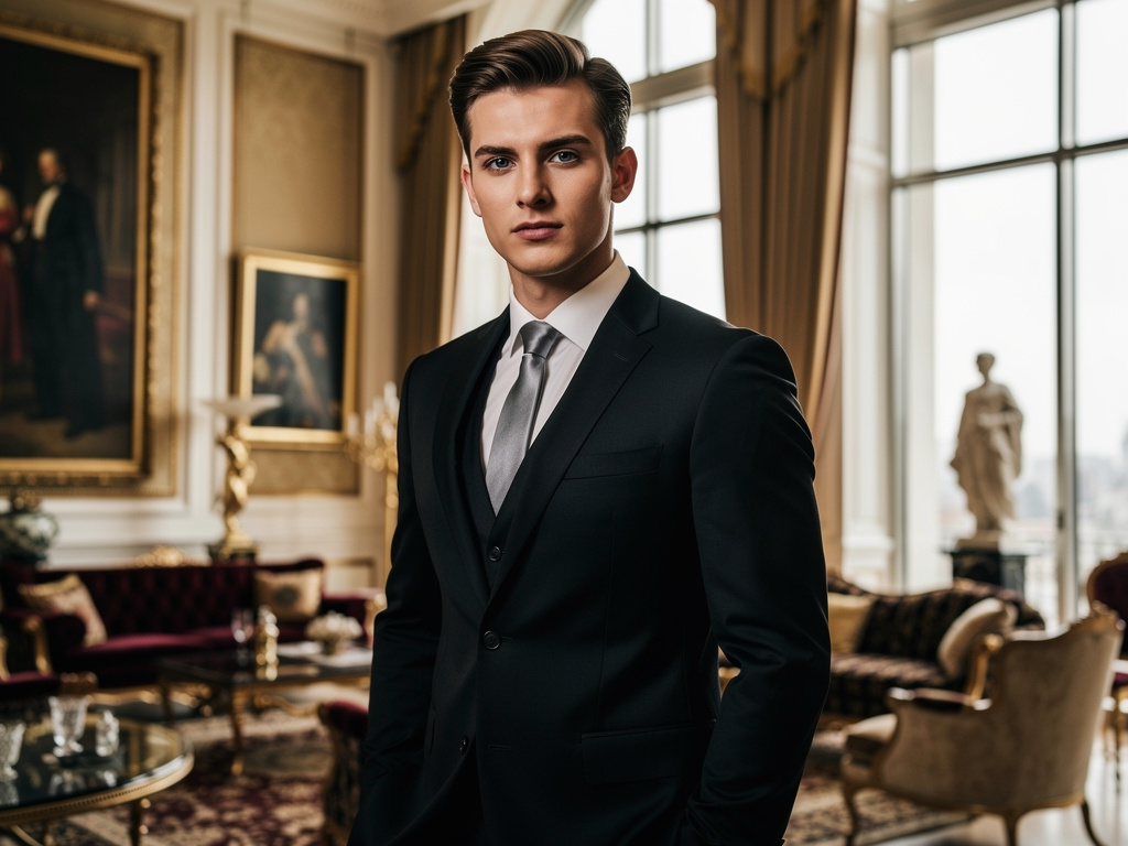 حيت يكون في اول قصة رجل العجوز صاحب دكان عادي الى تحول ان اصبح شاب جميل وغني.