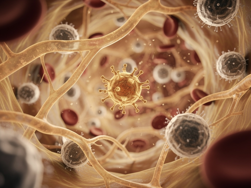 تخيل لو: قصة المناعة ودخول فيروس إلى العضوية وتدخل المناعة.