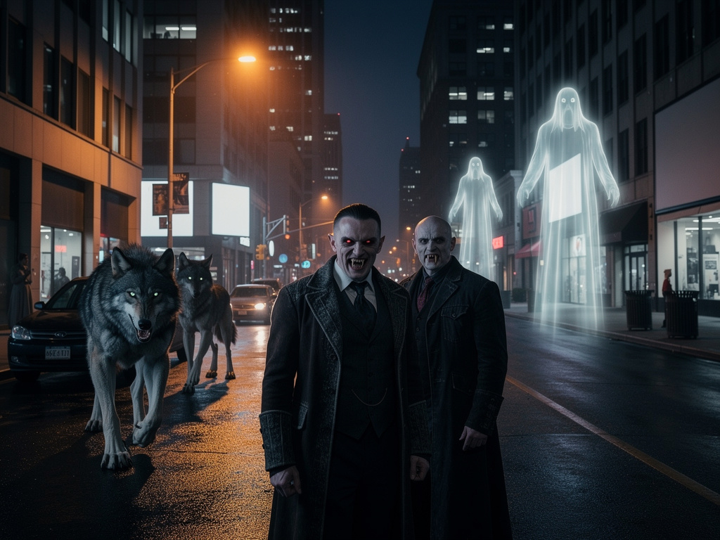 Imagine if: We are surrounded by supernatural creatures.