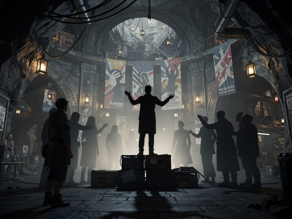 Imagine if: I've just discovered that my shadow has become a separate entity, and it's running for mayor in the underground c