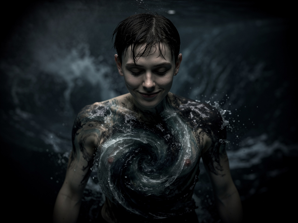 تخيل لو: أنا من رحل
كنتُ أغرقُ ببطء،
وكلما حاولتُ النجاة،
سحبتُ الماء إلى صدري…
أظنّه هواء،
فإذا به موتٌ يتقنُ التخفّي.
وإن