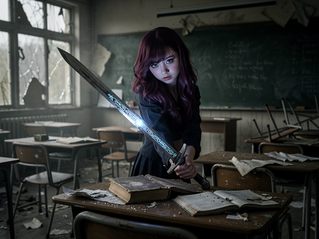 she was just an ordinary teenage girl, living a normal life and attending school like everyone else. But deep inside, a quie