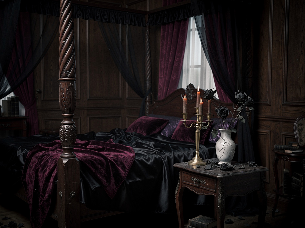 Hayal et: Karanlık aşk.