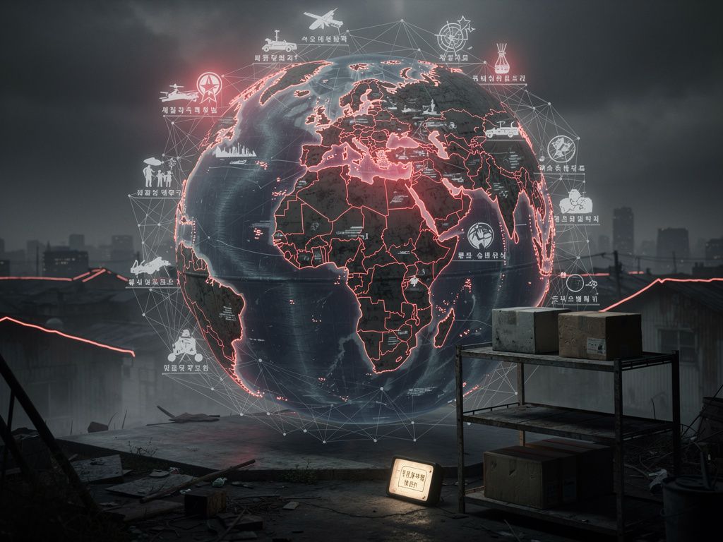 اقتصاد ضعيف
كوريا الشمالية اقتصادها مغلق
➡️ العالم كله ممكن يعاني من نقص في السلع وارتفاع الأسعار.
4. انتشار الفقر
لأن النظام