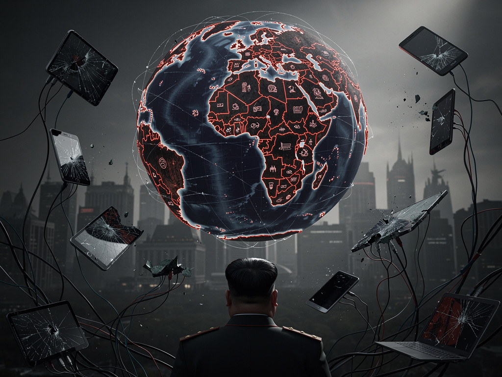 افترضنا إنه حصل (خيال):
1. نظام حكم صارم جدًا
الحكم هيبقى زي النظام الحالي بقيادة كيم جونغ أون
مفيش حرية رأي أو إعلام.
2. قطع