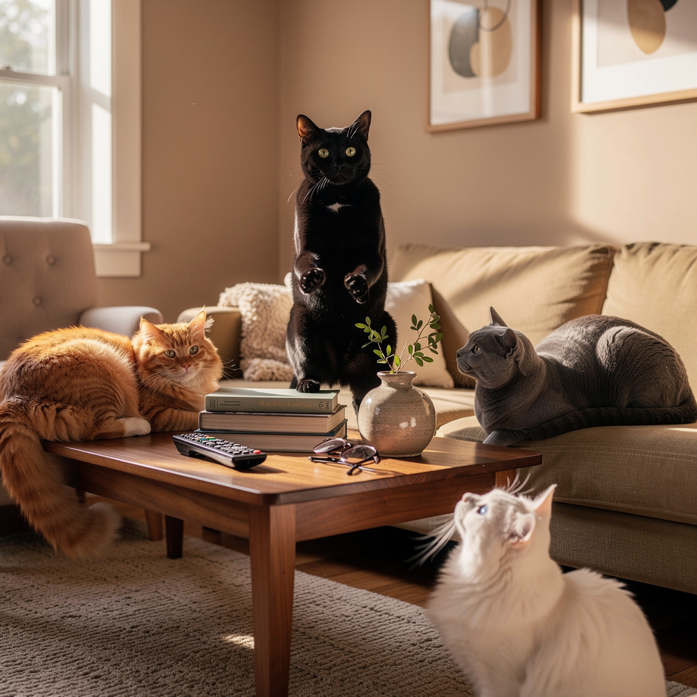 تخيل لو: ماذا لو كانت القطط تتكلم وتفهم البشر.