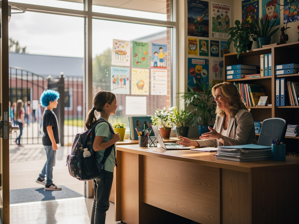 Imagine if: I was walking to my new school when this really cute boy with curly blue hair and eyes that looked like an ocean 