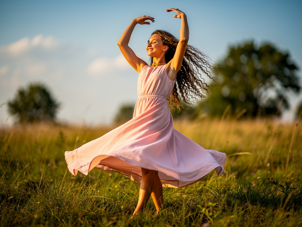 Hayal et: Dans eden kız.