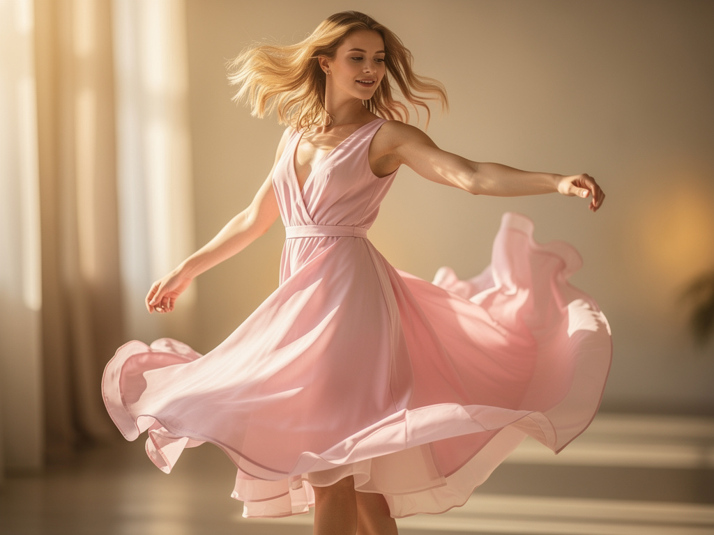 Dans eden kız sarışın.