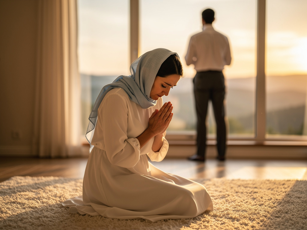 تخيل لو: بنت جميله كانت تعصي الله وكانت تدخل في علاقات محرمة إلى أن فاقت من الغفلة وذهبت إلى الله تتوب ثم تتحشم وتقرب من الله