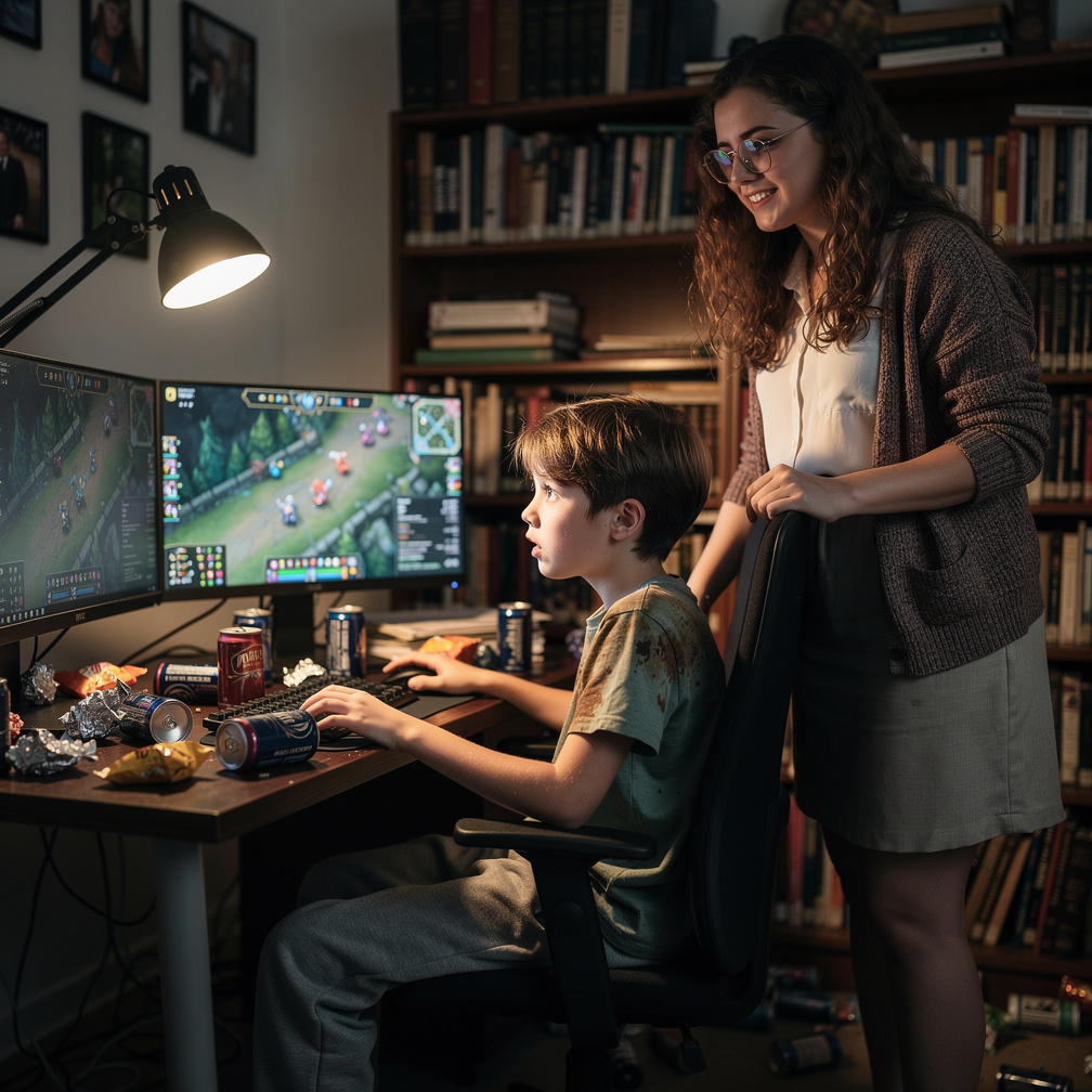 Hayal et: Lol bağımlısı bir çocuğun karşısına çıkan kütüphaneci bir kız onu derinden değiştirir ve.