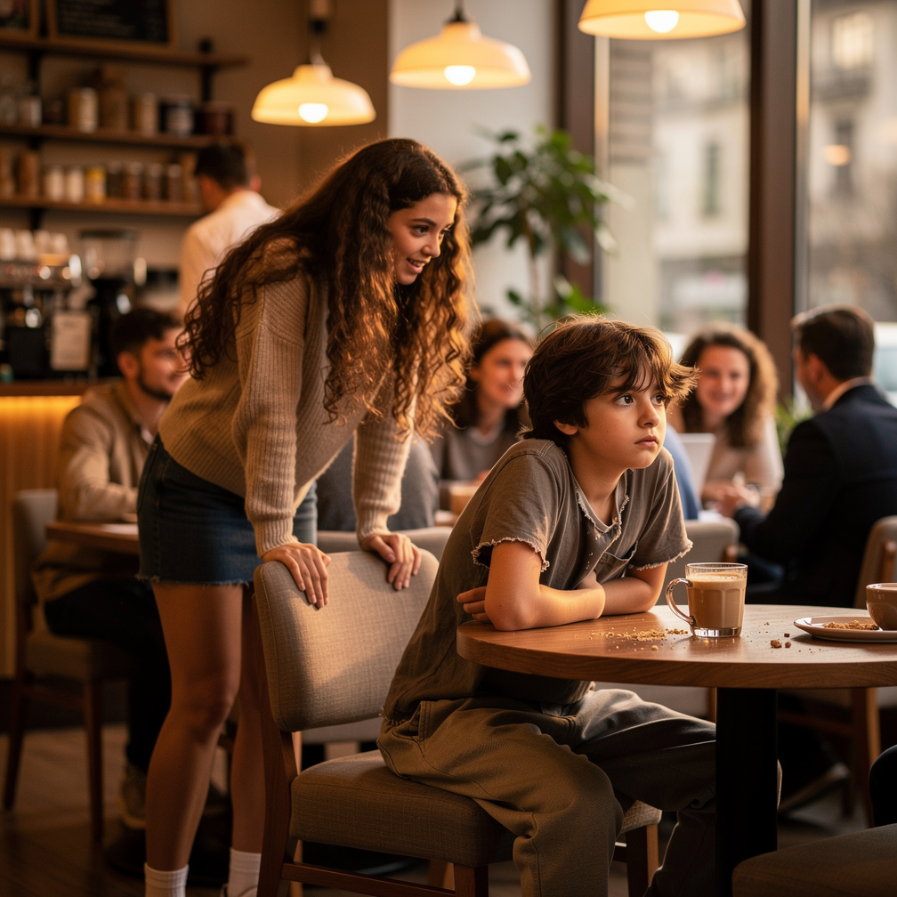 Kütüphaneci kız ela olsun 
Lolcu çocuk ise Kaan olsun
Ve Kaan bu hayattan sıkılmış olsun ve bir cafeye gitsin tam o sırada el
