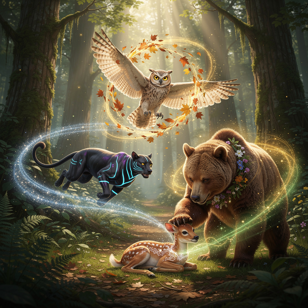Imagine if: Animals had magical superpowers.