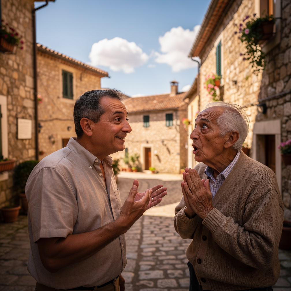 تخيل لو: رجل يقول ماذا لو كان هناك حصان يطير
يرد عليه عجوز متعجب حصان يطير
الرجل نعم.