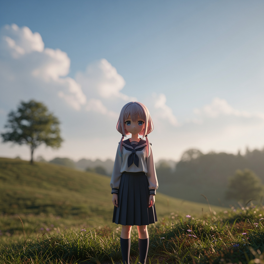 Imagina si: Una chica anime.