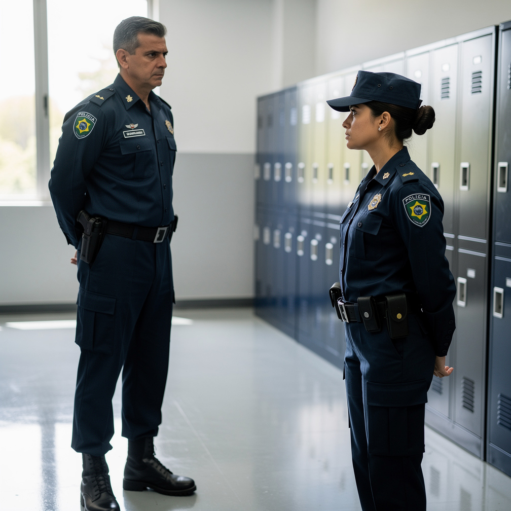 Imagine se: Faça uma fanfic sobre Gyselly Monteiro. que acabou de entrar para o batalhão da polícia militar, e logo de cara, 