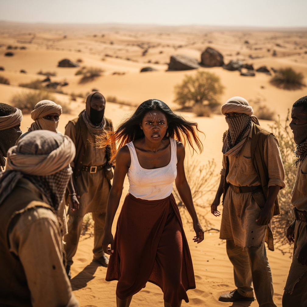 Hayal et: çok güzel bir kadın var. Kadın esmer ve siyah saçlar var üstünde, hasır değil, kısa beyaz bir giysi altında orta uz