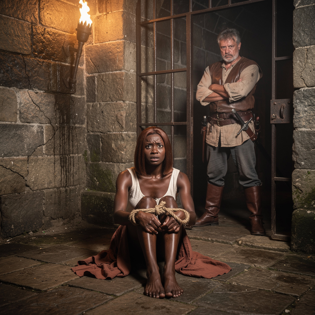 Sonra kadını kendi yerlerine götürüp oradaki zindana kapatıyorlar.