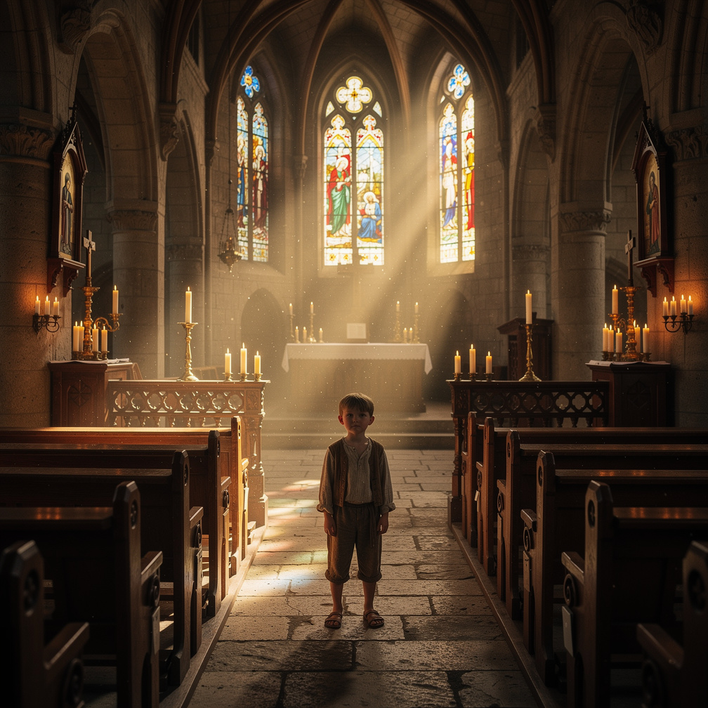 Dahulu kala disebuah desa hiduplah seorang anak yang bernama Garrick. 
Dia dibesarkan digereja yang ada di desa tersebut.
Gar