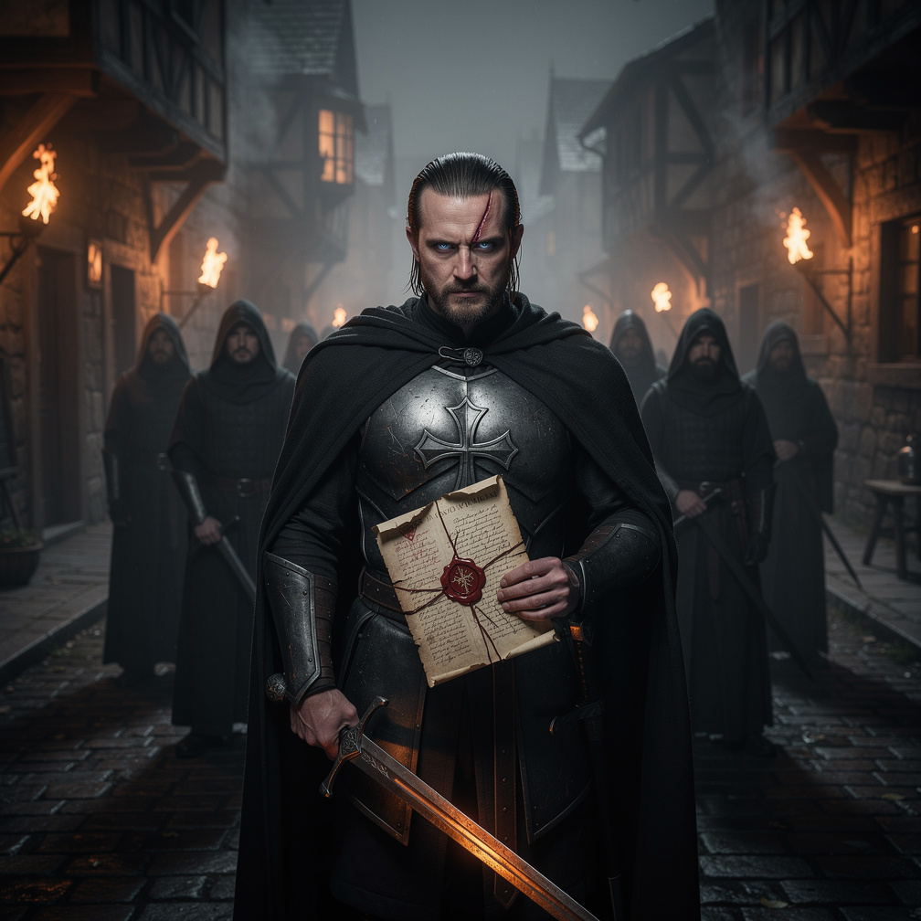 Imagina si: Un escuadrón de asesinos, de la edad media, siguiendo órdenes del Vaticano, asesinando a falsos y verdaderos sana