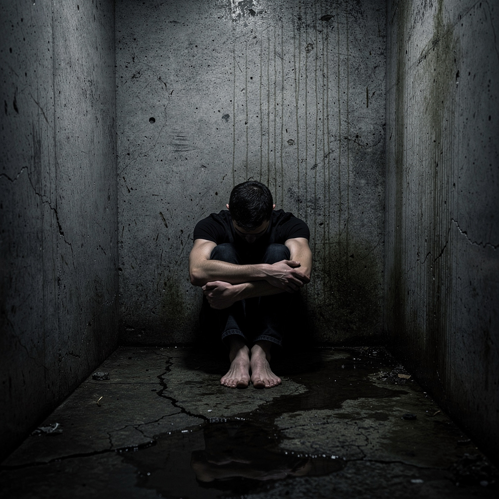 Hayal et: Karanlık, daima hatırladığım şey buydu. Bazen gelip giden insan sesleri, vücuduma dokunan eller, iğrendiren kahkaha