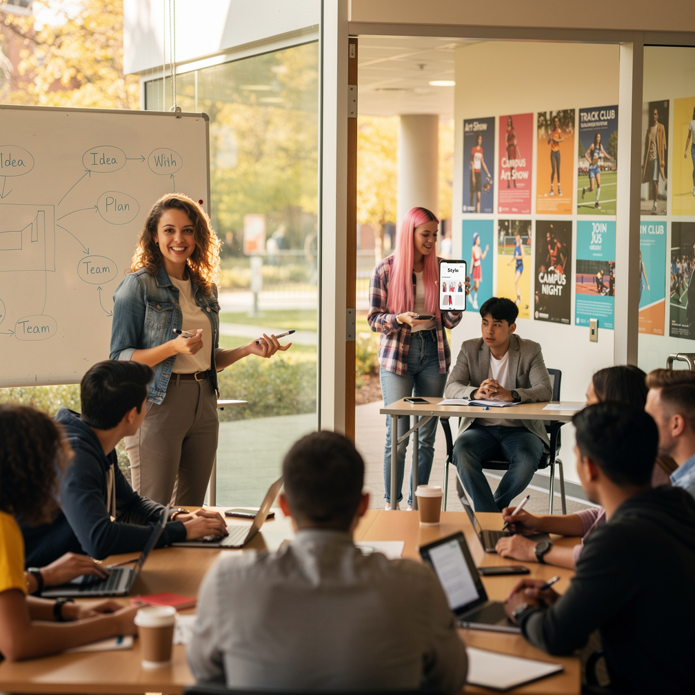 The siblings attend their first classes at Crestwood University. They meet new friends and potential rivals. Alexandra dives 