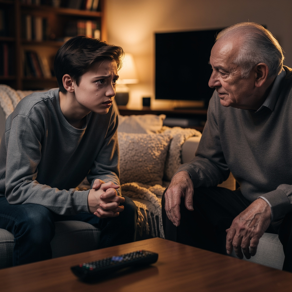 Imagina si: Abuelo
No te rías.
Esa película asustaba demasiado, no sé cómo decirlo, pero me dejó una sensación rara en el pec