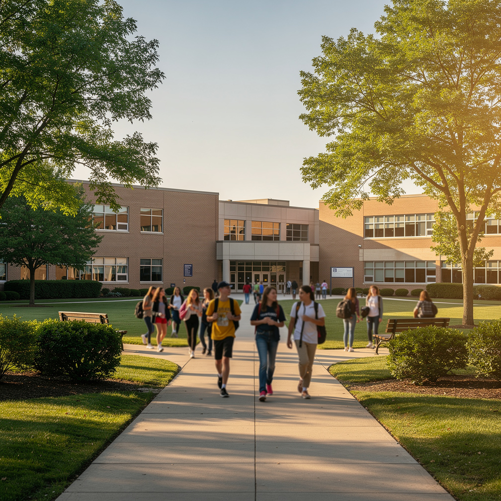 Imagine if: Title: “Between Bells”

Genre: Romance / Drama
Setting: High school campus

---

FADE IN:

EXT. HIGH SCHOOL CAMPU